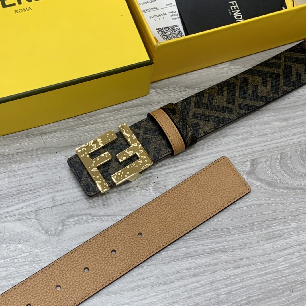 Fendi Leather Belts 1:1 Mirror Version