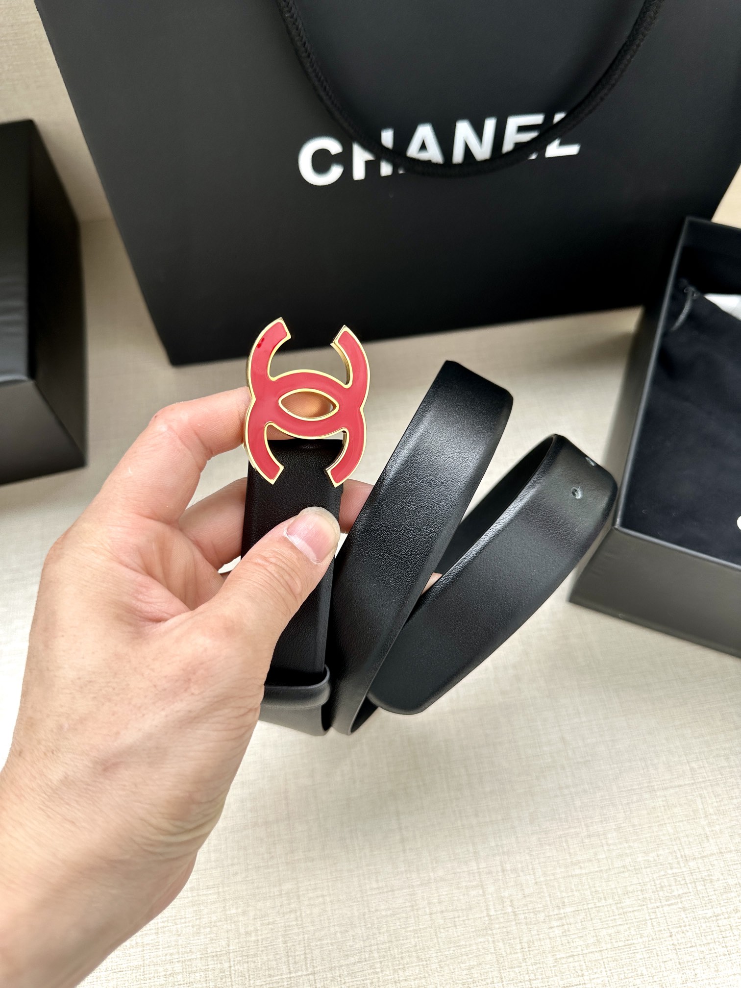 Chanel Leather Belts 1:1 Mirror Version