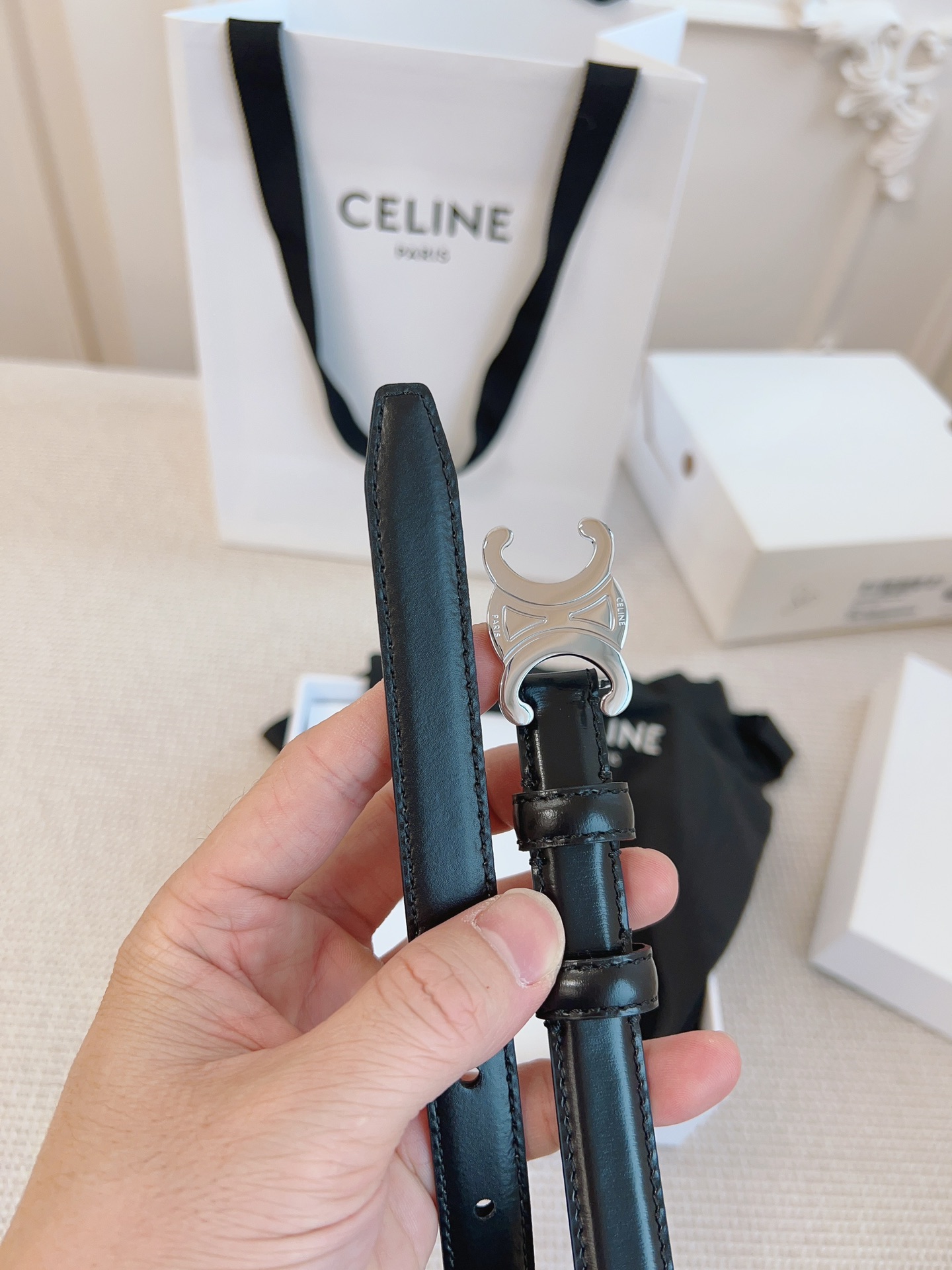 Celine Leather Belts 1:1 Mirror Version
