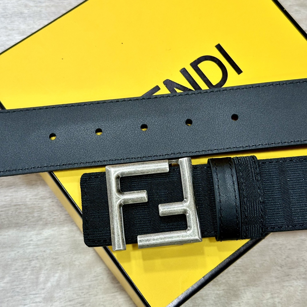 Fendi Leather Belts 1:1 Mirror Version