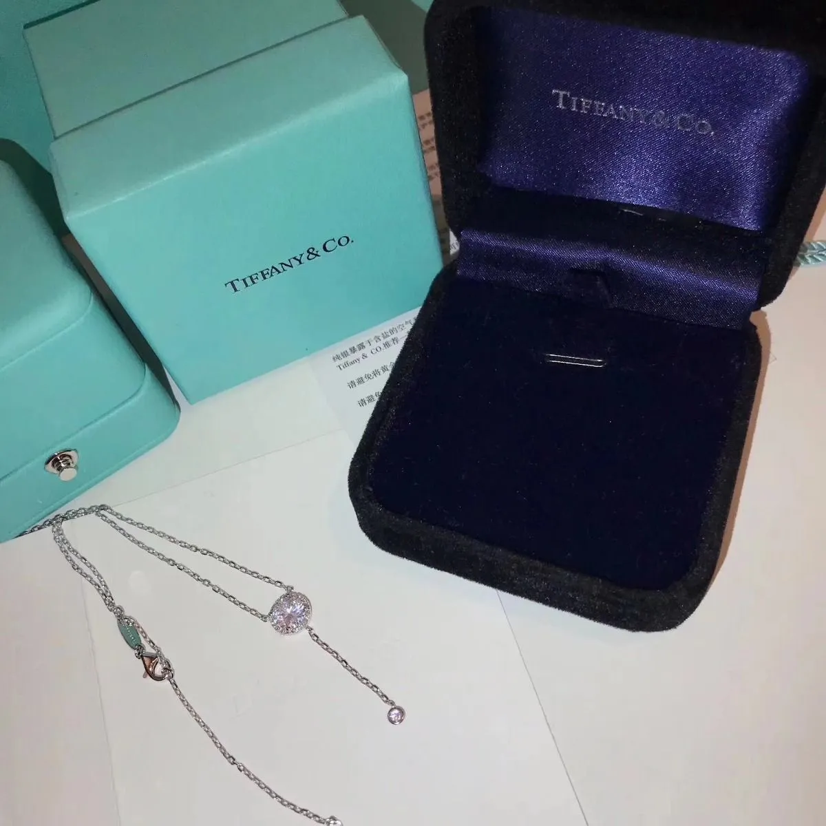 Tiffany Elsa Peretti By The Yard Diamonds Pendant Necklace Price In Toned UK Price