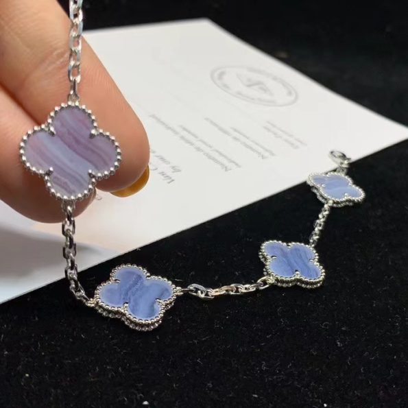 Van Cleef Bracelet Dupe, Purple Clover Bracelet