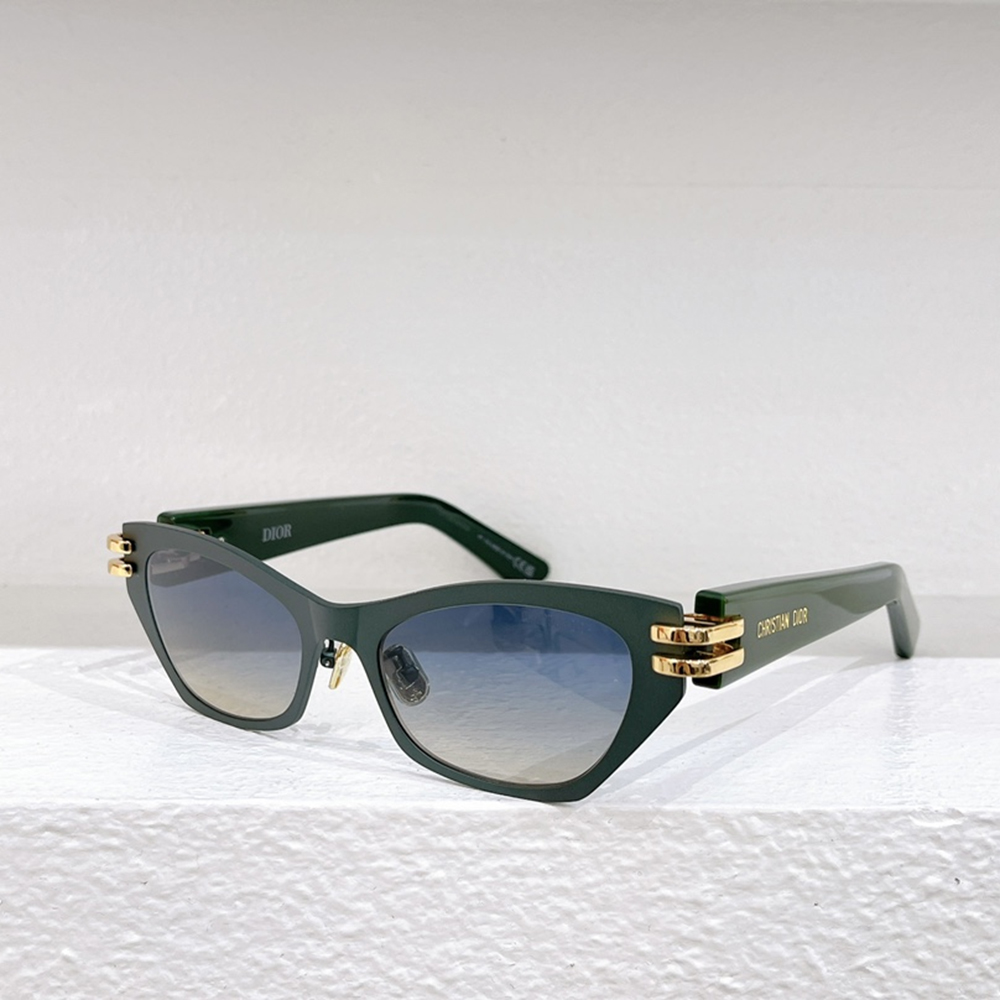 Dior Metal Letter Logo Sunglasses Top Quality (Replica）