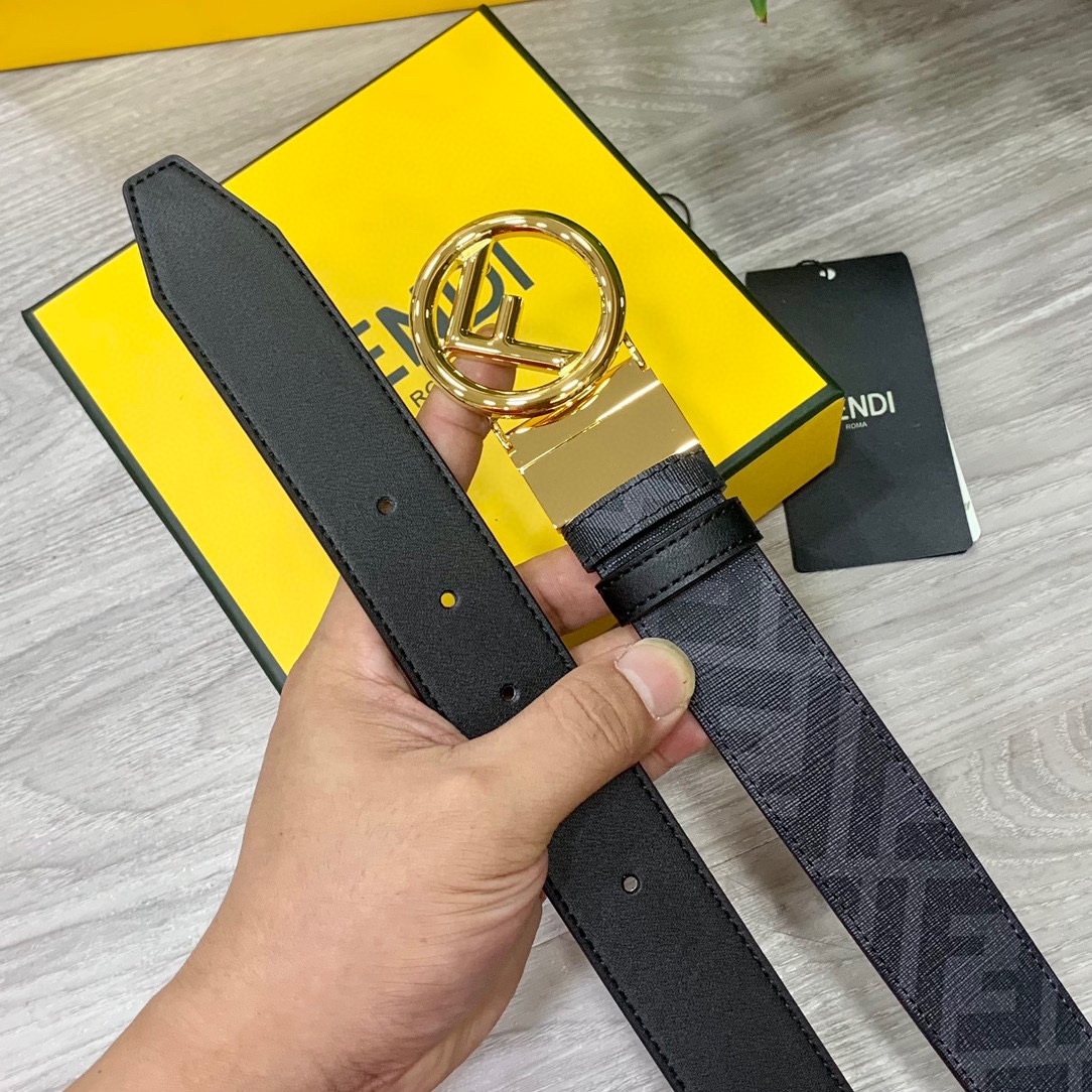 Fendi Leather Belts 1:1 Mirror Version
