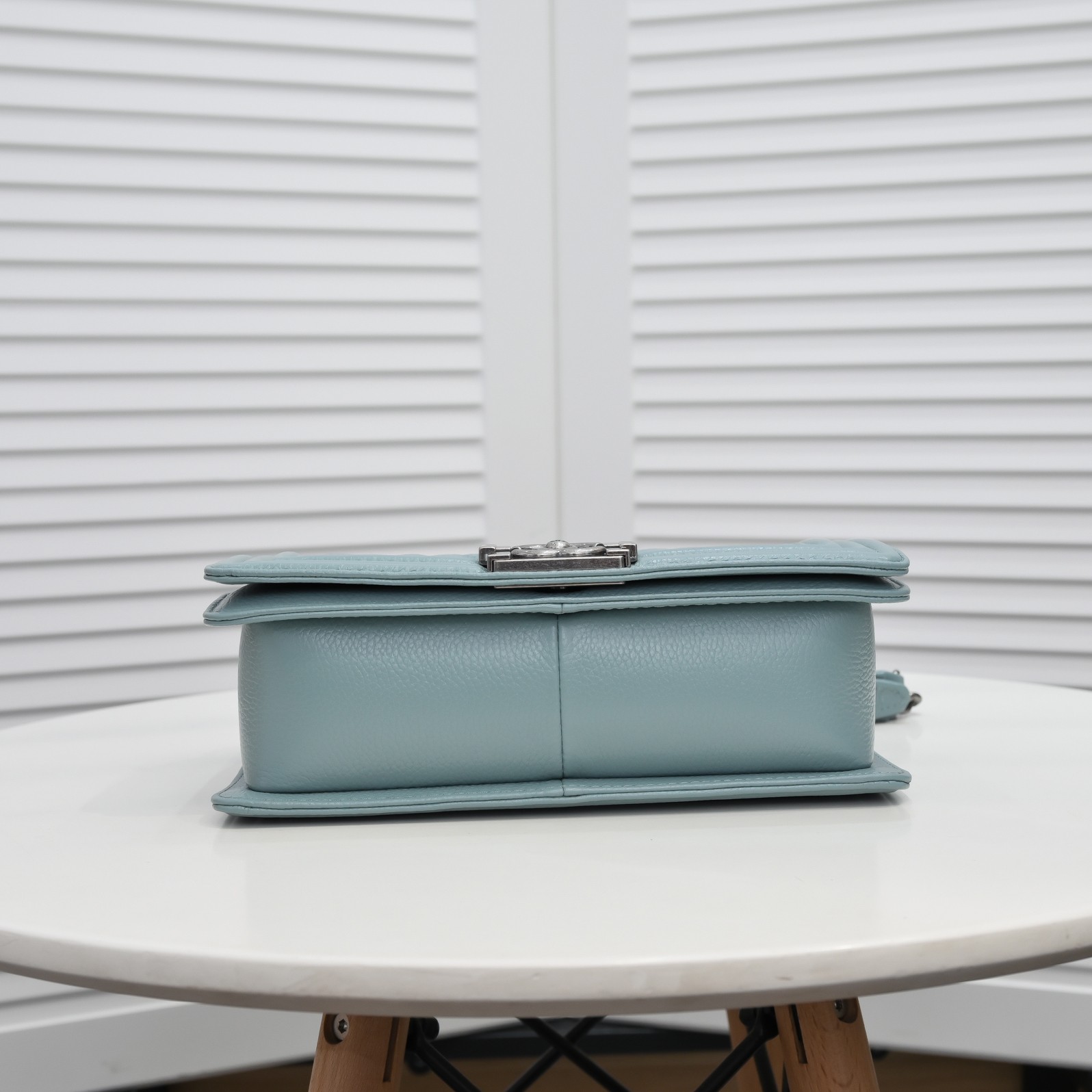 Chanel Leboy litchi or lychee pattern Shoulder Bag Handbag