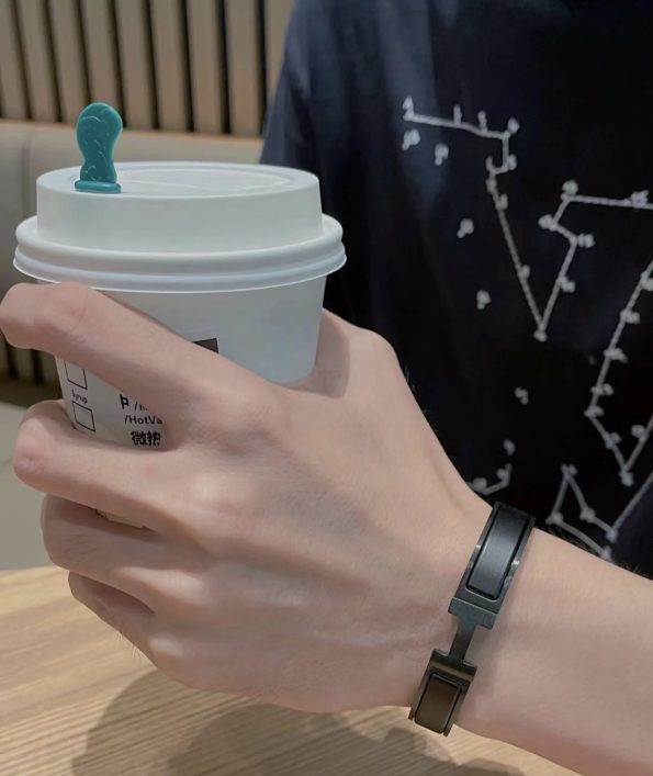 Hermes Bracelet Dupe, H Bracelet, Black Bracelet, Unisex Bracelet