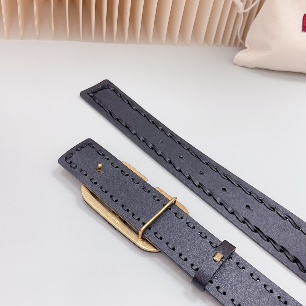 Valentino Leather Belts 1:1 Mirror Version