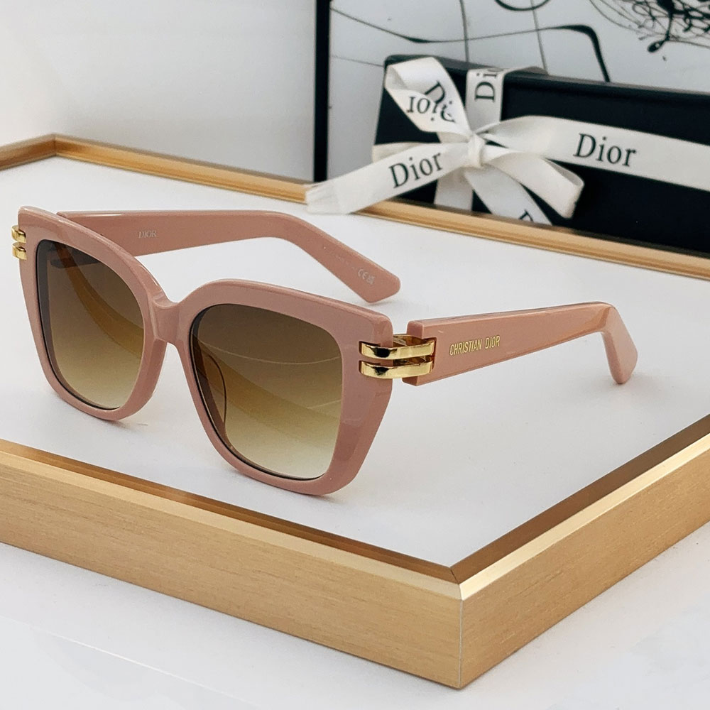 Dior Acetate Fibre Lrregular Lens sunglasses Top quality (Replica）