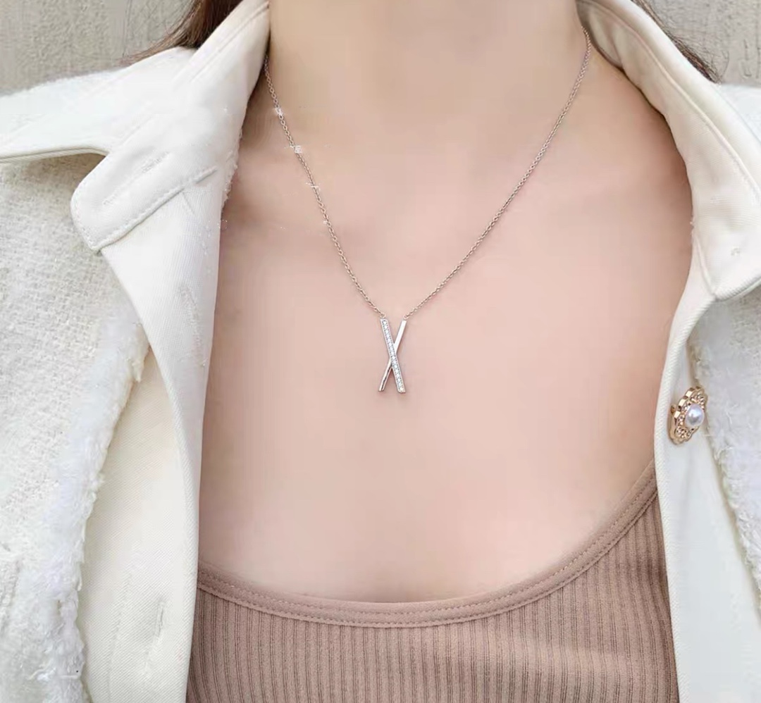 Atlas - X Pendant Necklace