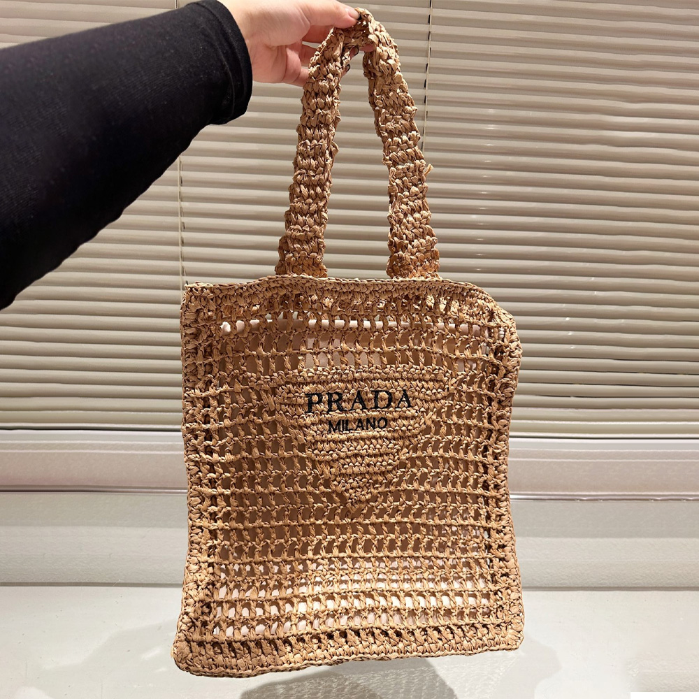 Prada Grass Woven Shoulder Bag Handbag（Replica）