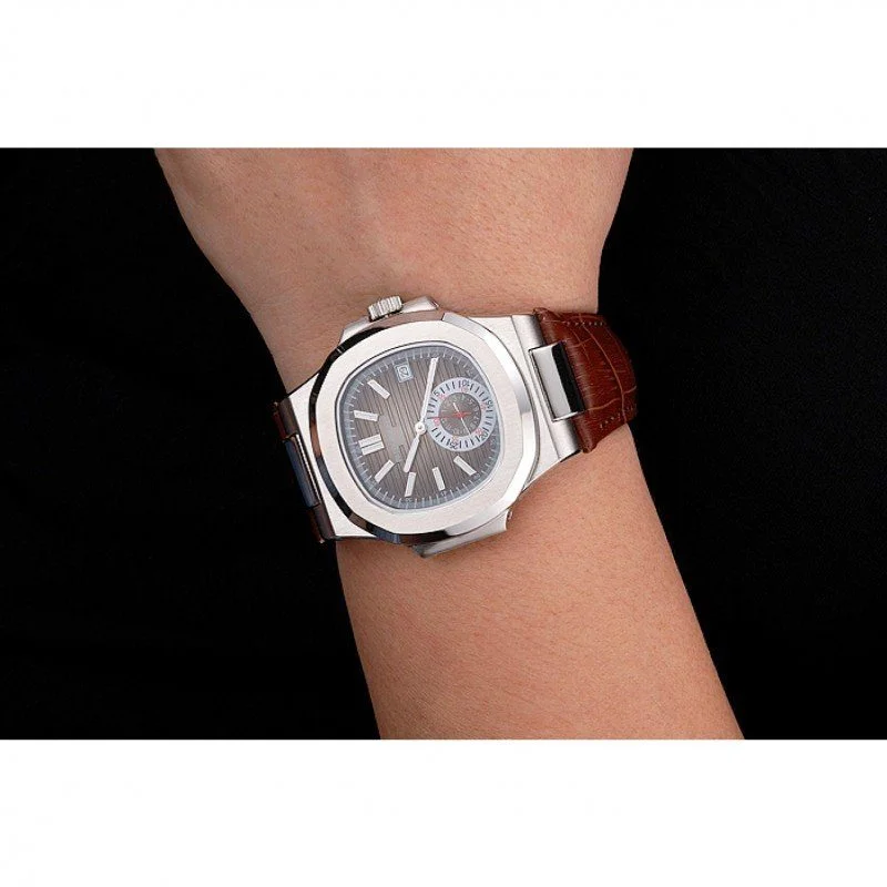 Nautilus 5980R-011 Dial Silver 40 mm, Stainless Steel