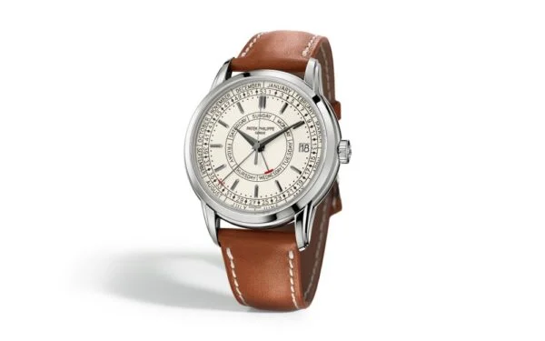 Complications 5212A-001 CALATRAVA WEEKLY CALENDAR.  40 mm,Steel