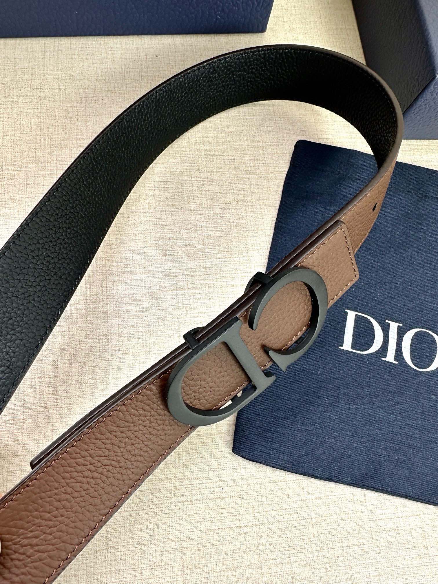 Dior Leather Belts 1:1 Mirror Version