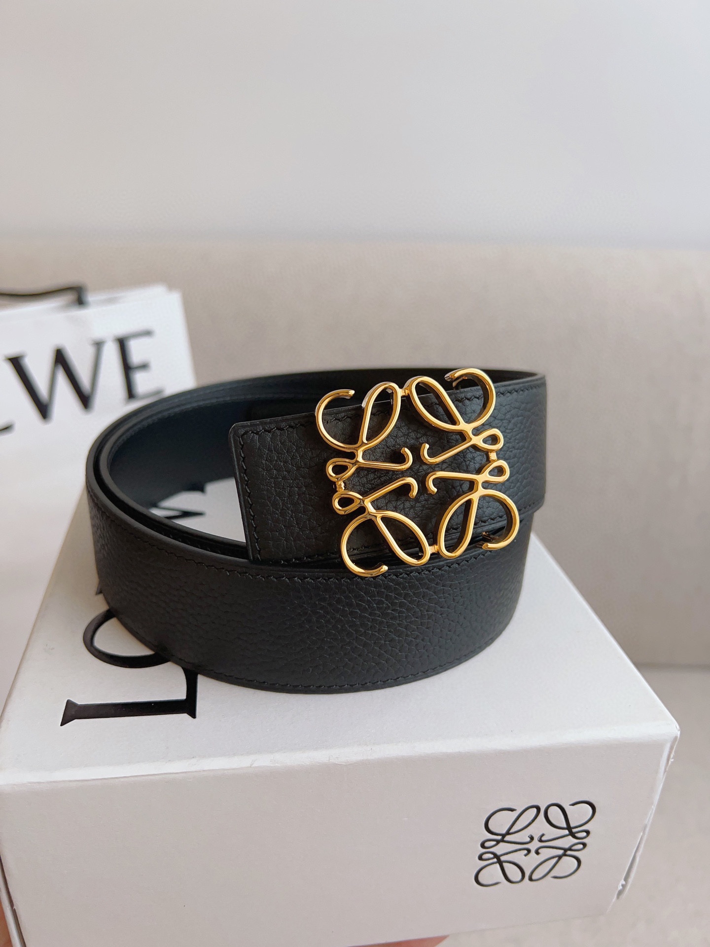 Loewe Leather Belts 1:1 Mirror Version