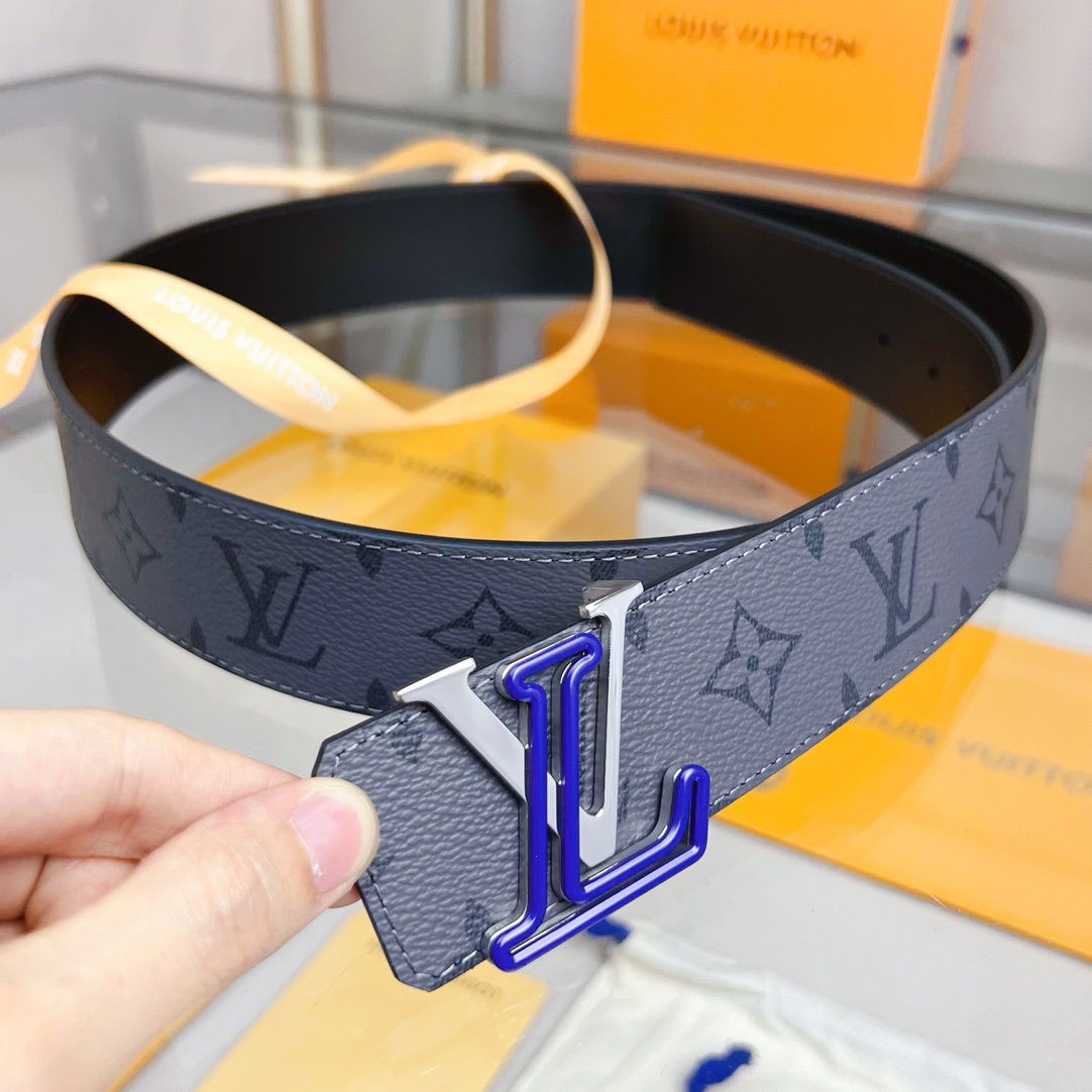 Louis Vuitton LV Leather Belts 1:1 Mirror Version