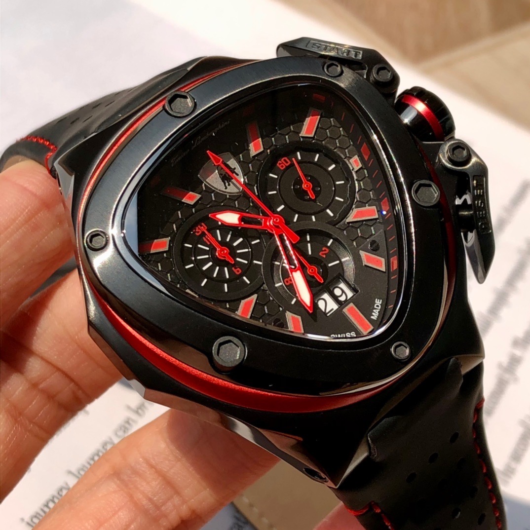 Tonino Lamborghini New Spyder Chronograph Red / Black