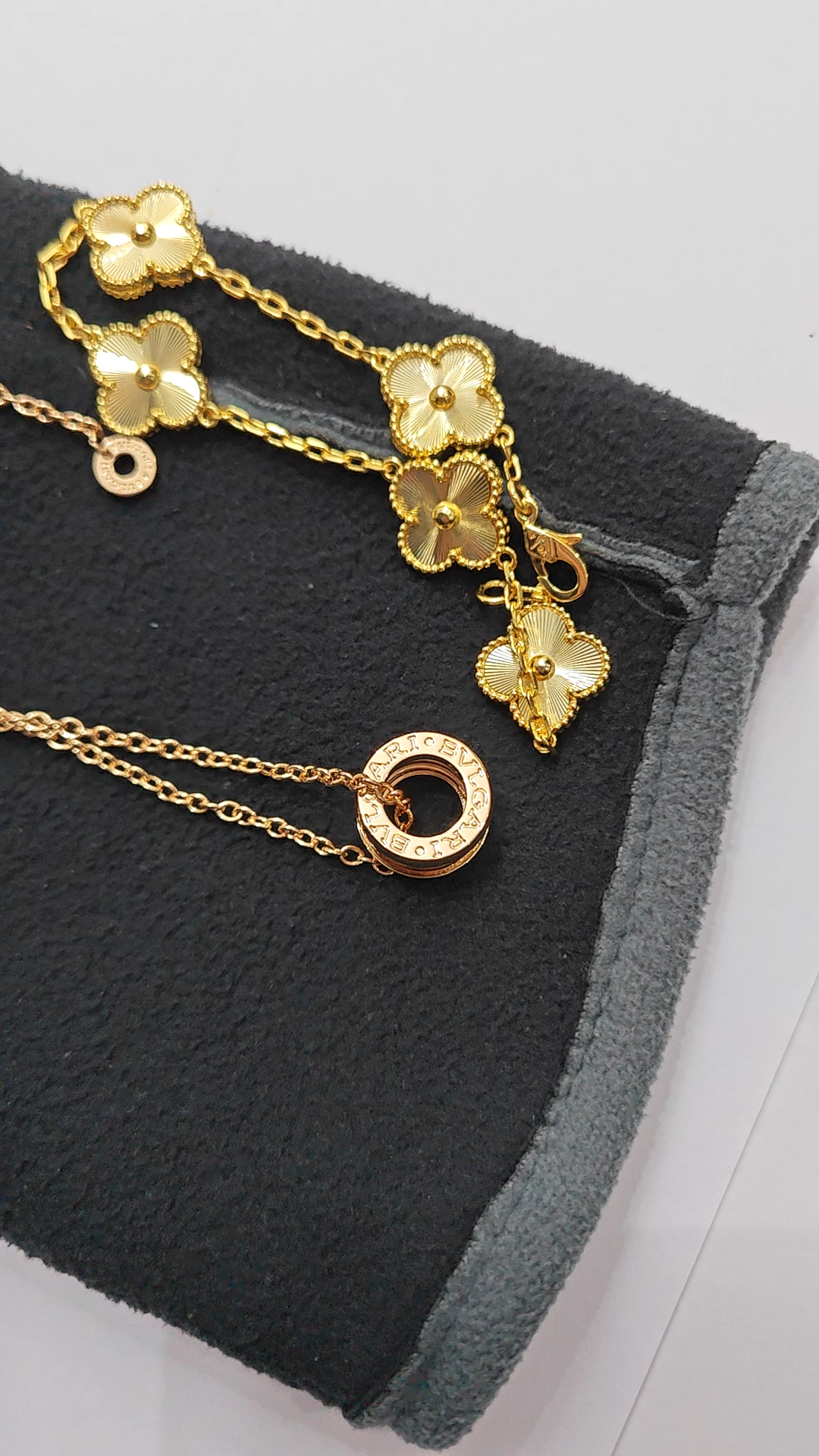 Bulgari B.ZERO1 NECKLACE, Rose Gold & Gold