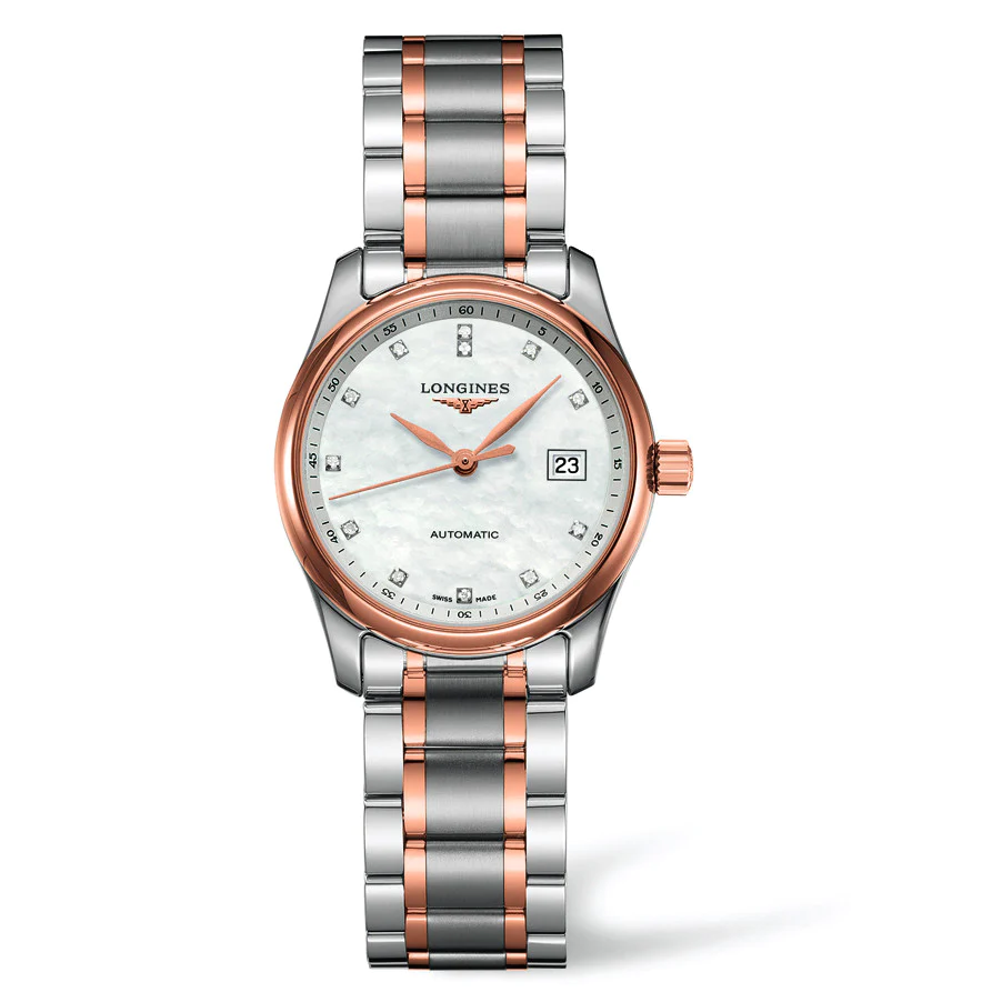Master 29MM Automatic Mother of Pearl Stainless Steel/Gold Cap 200 L22575897