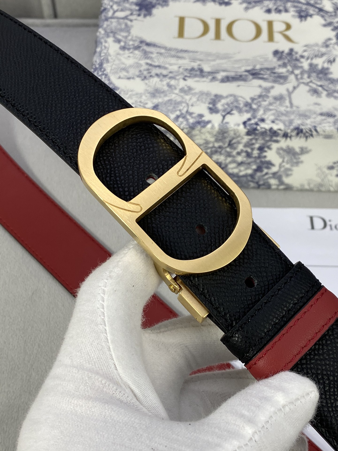 Dior Leather Belts 1:1 Mirror Version