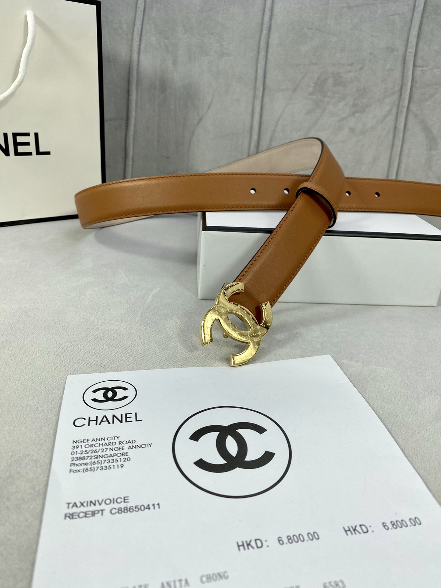 Chanel Leather Belts 1:1 Mirror Version