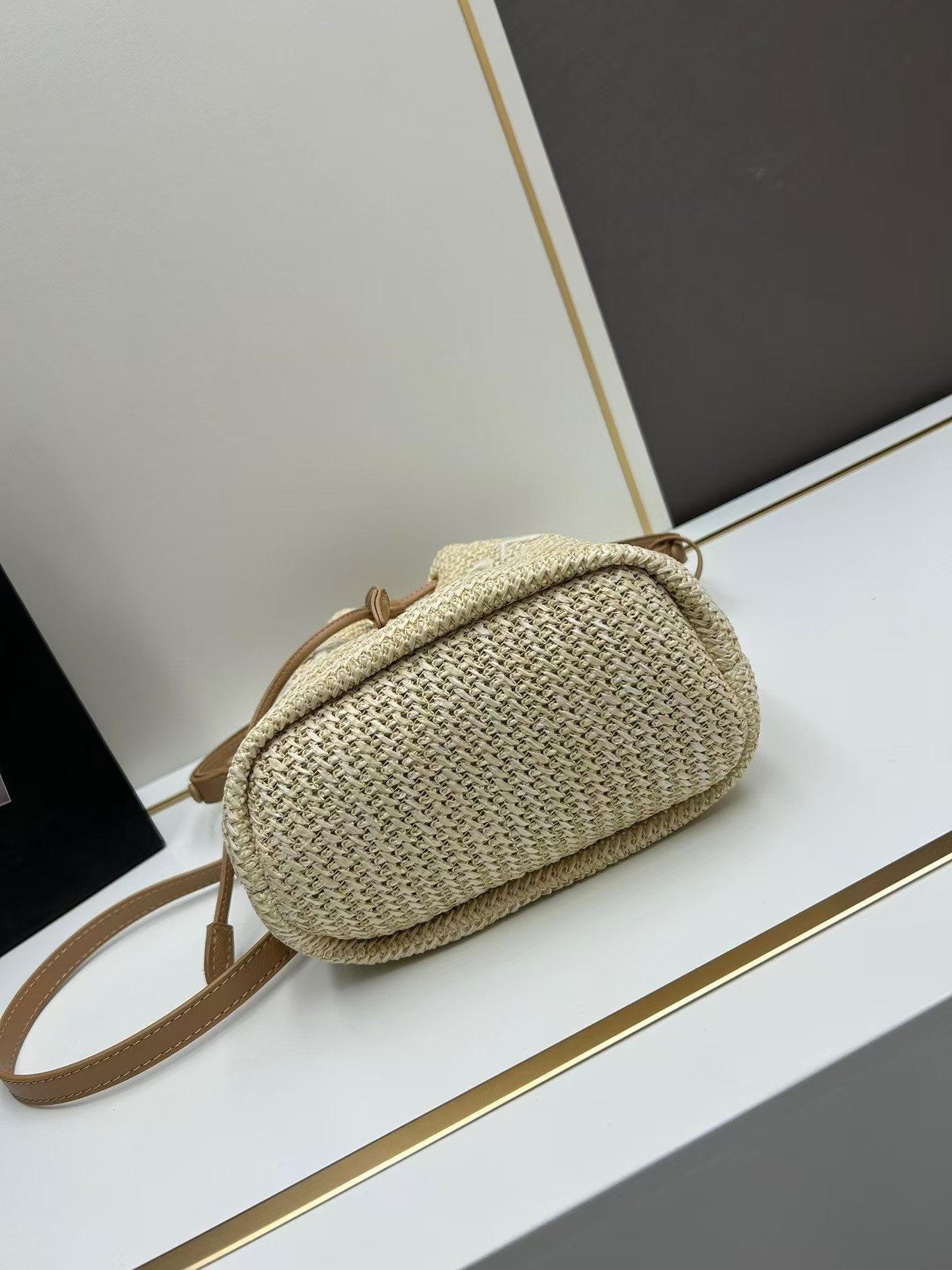 New Raffia Woven Bucket Bag（Replica）
