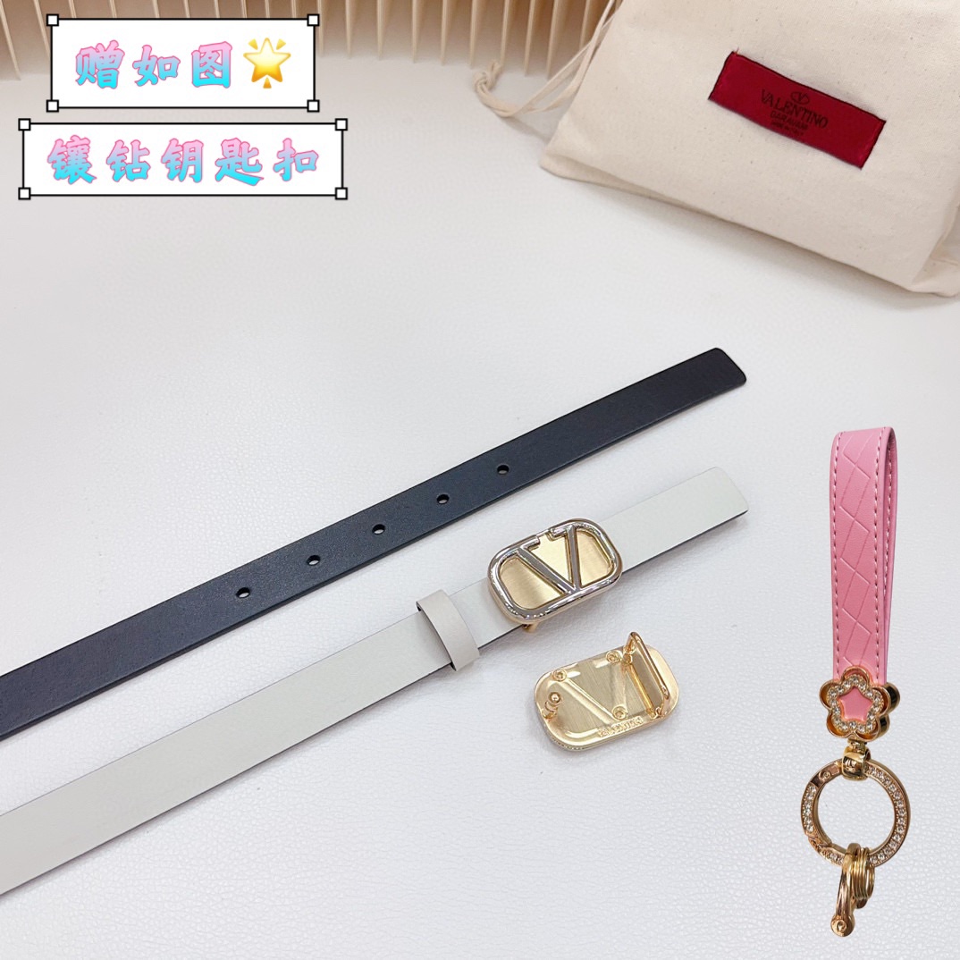 Valentino Leather Belts 1:1 Mirror Version