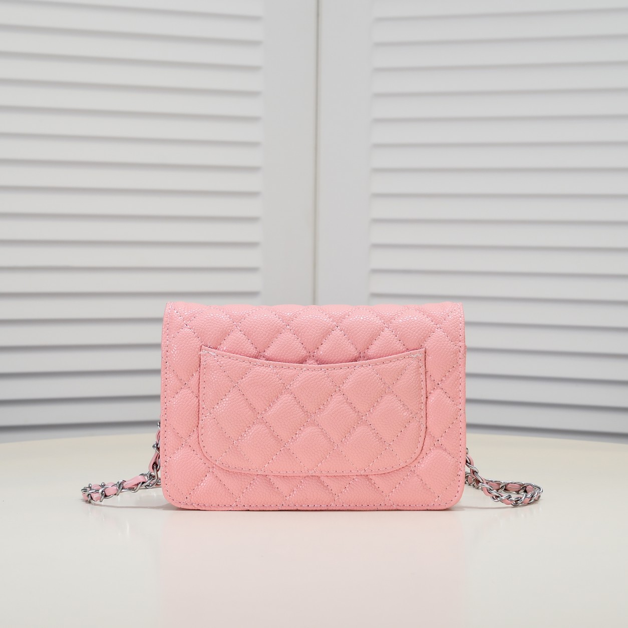 Chanel Woc Caviar Classic Silver Hardware Shoulder Bag Handbag