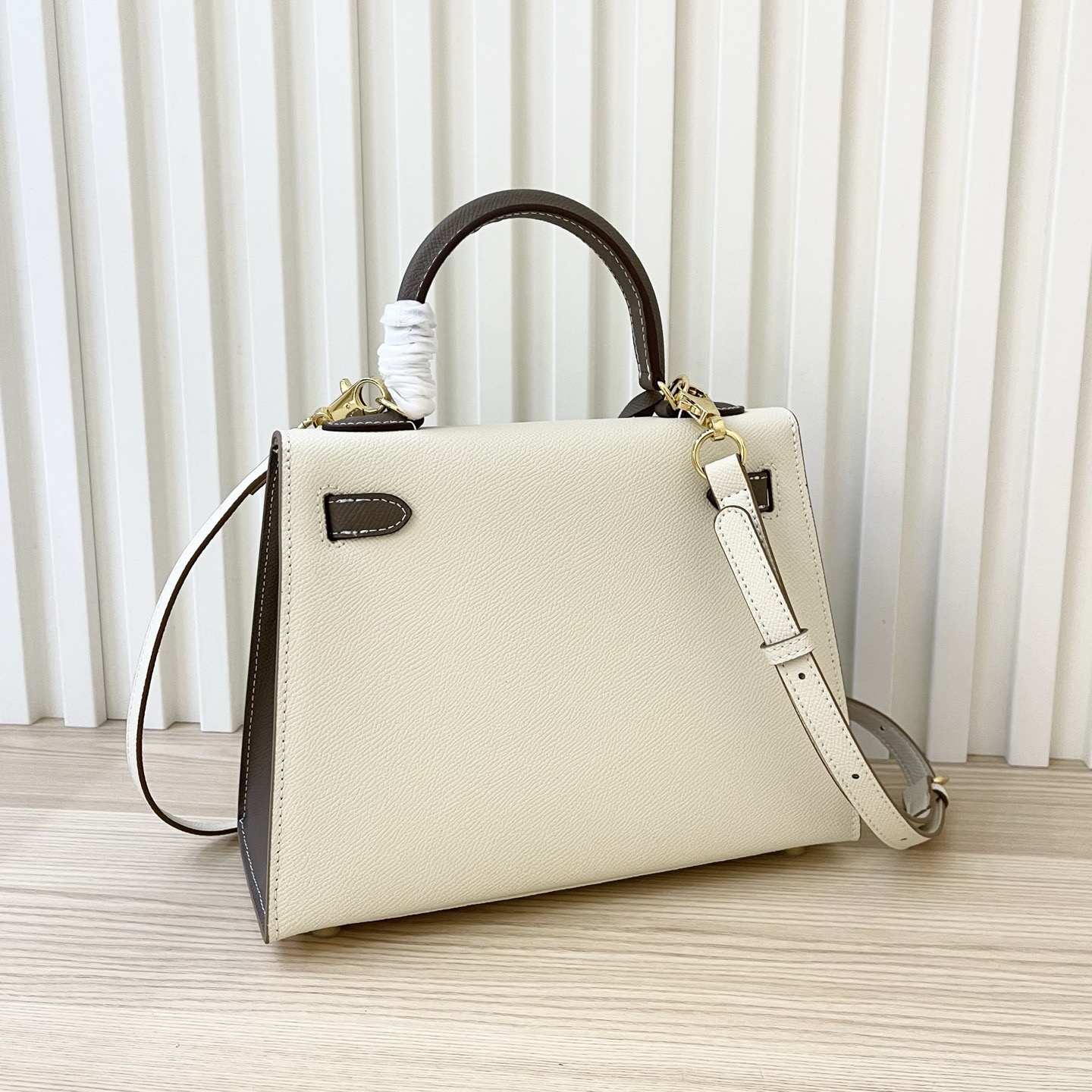 Hermes 28cm Kelly Bag Togo Leather Handbag  Pink