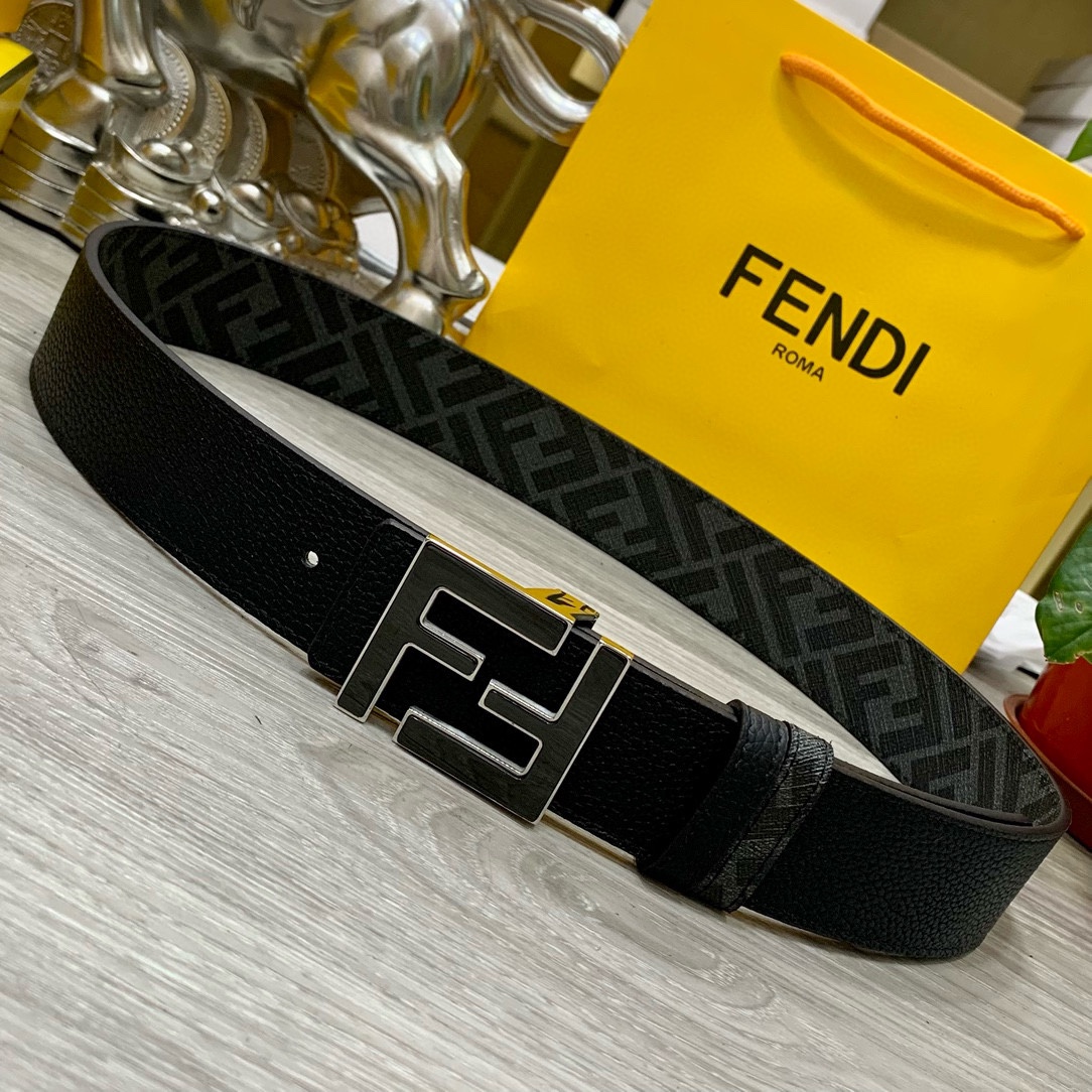 Fendi Leather Belts 1:1 Mirror Version