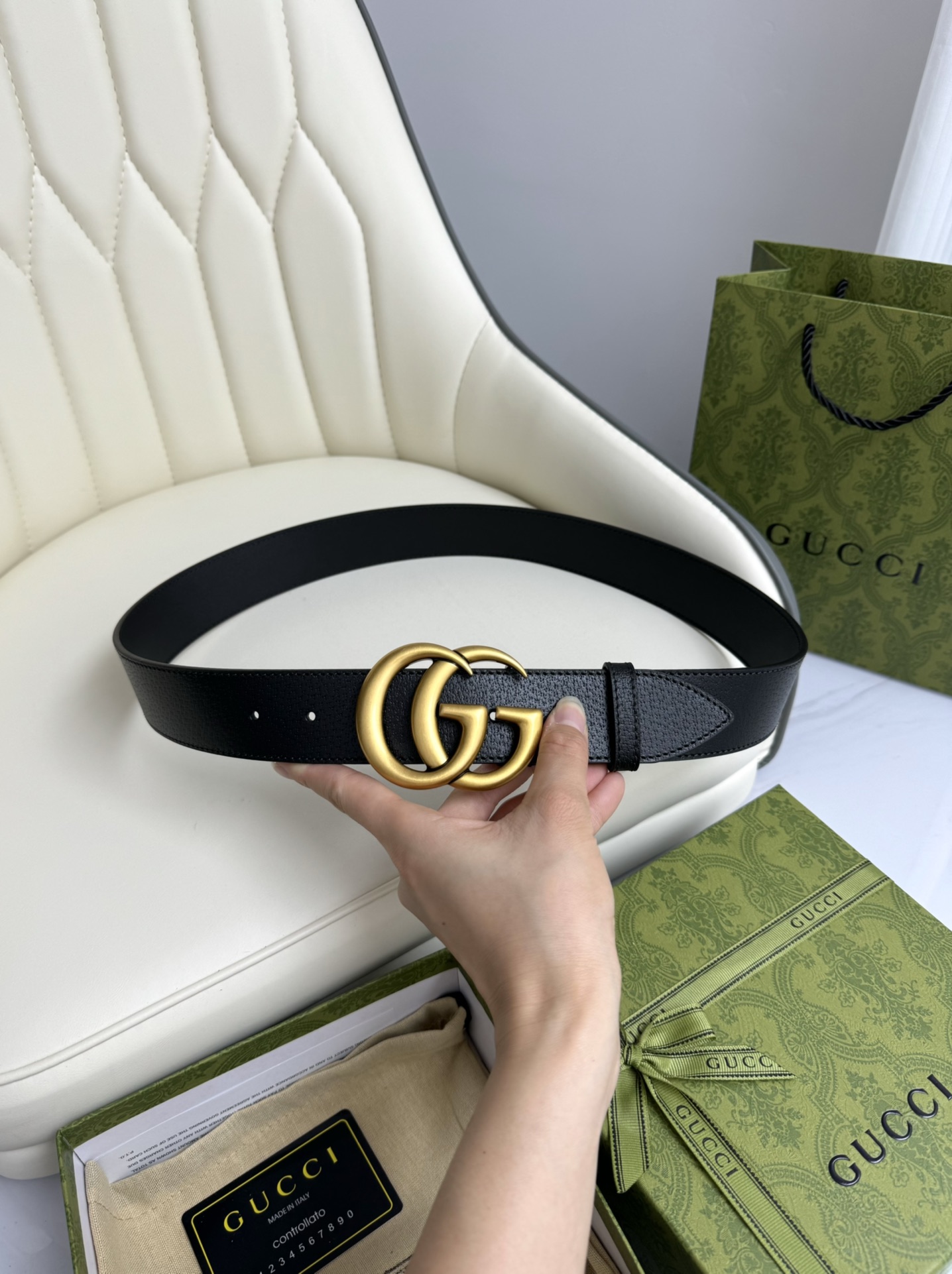 Gucci Leather Belts 1:1 Mirror Version