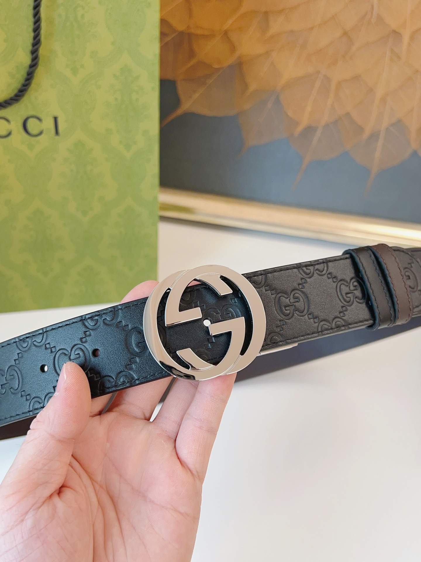 Gucci Leather Belts 1:1 Mirror Version