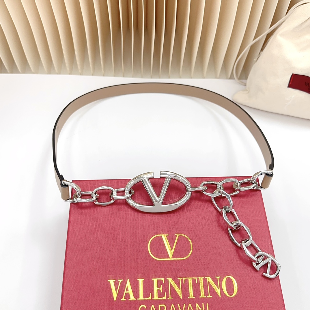 Valentino Leather Belts 1:1 Mirror Version