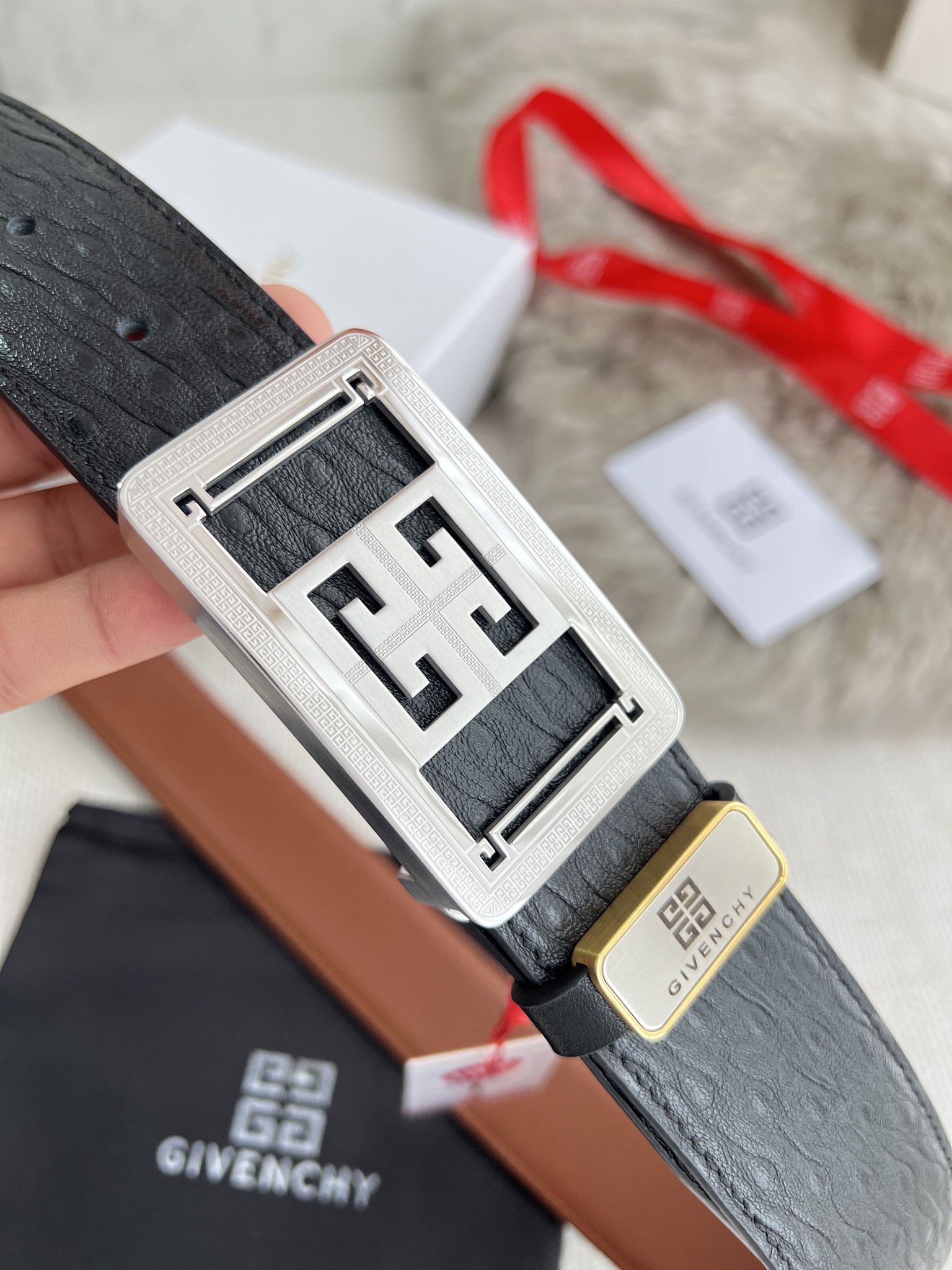 Givenchy Leather Belts 1:1 Mirror Version