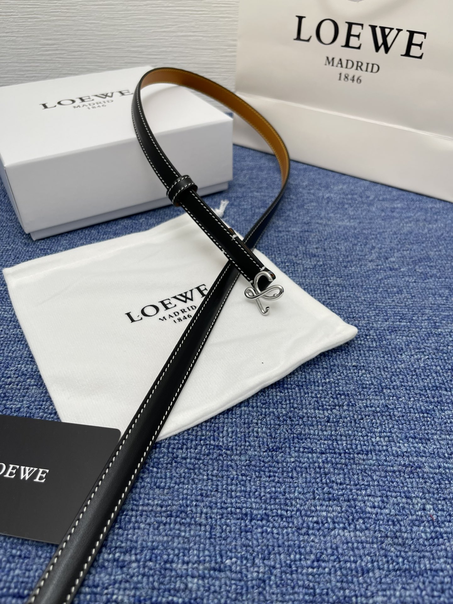 Loewe Leather Belts 1:1 Mirror Version