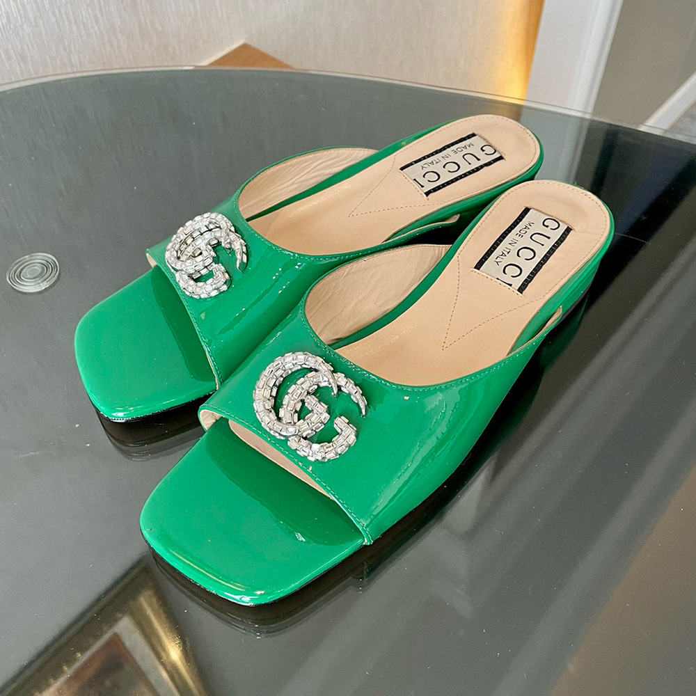 Gucci Leather Sandals  Slide Sandal (Replica)