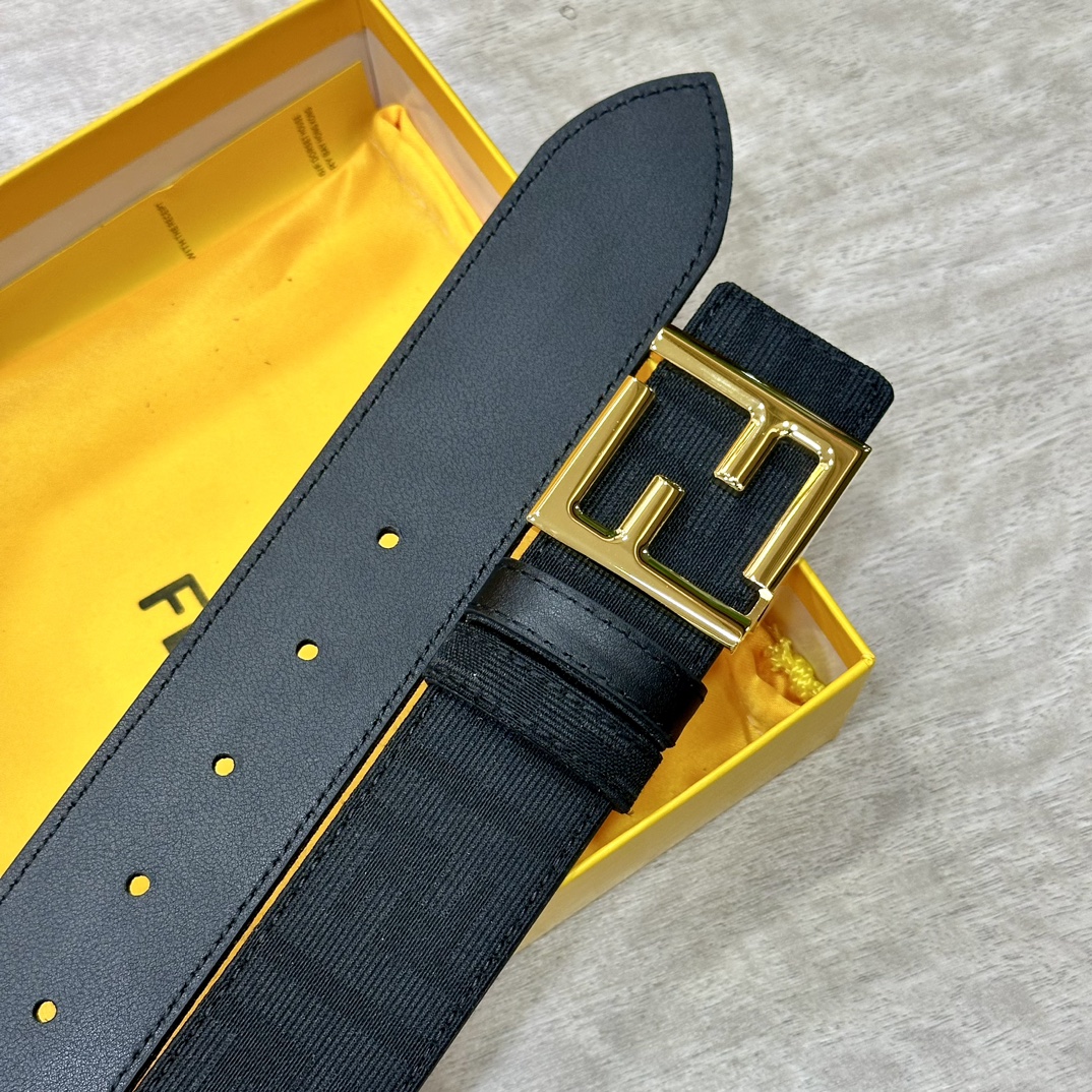 Fendi Leather Belts 1:1 Mirror Version