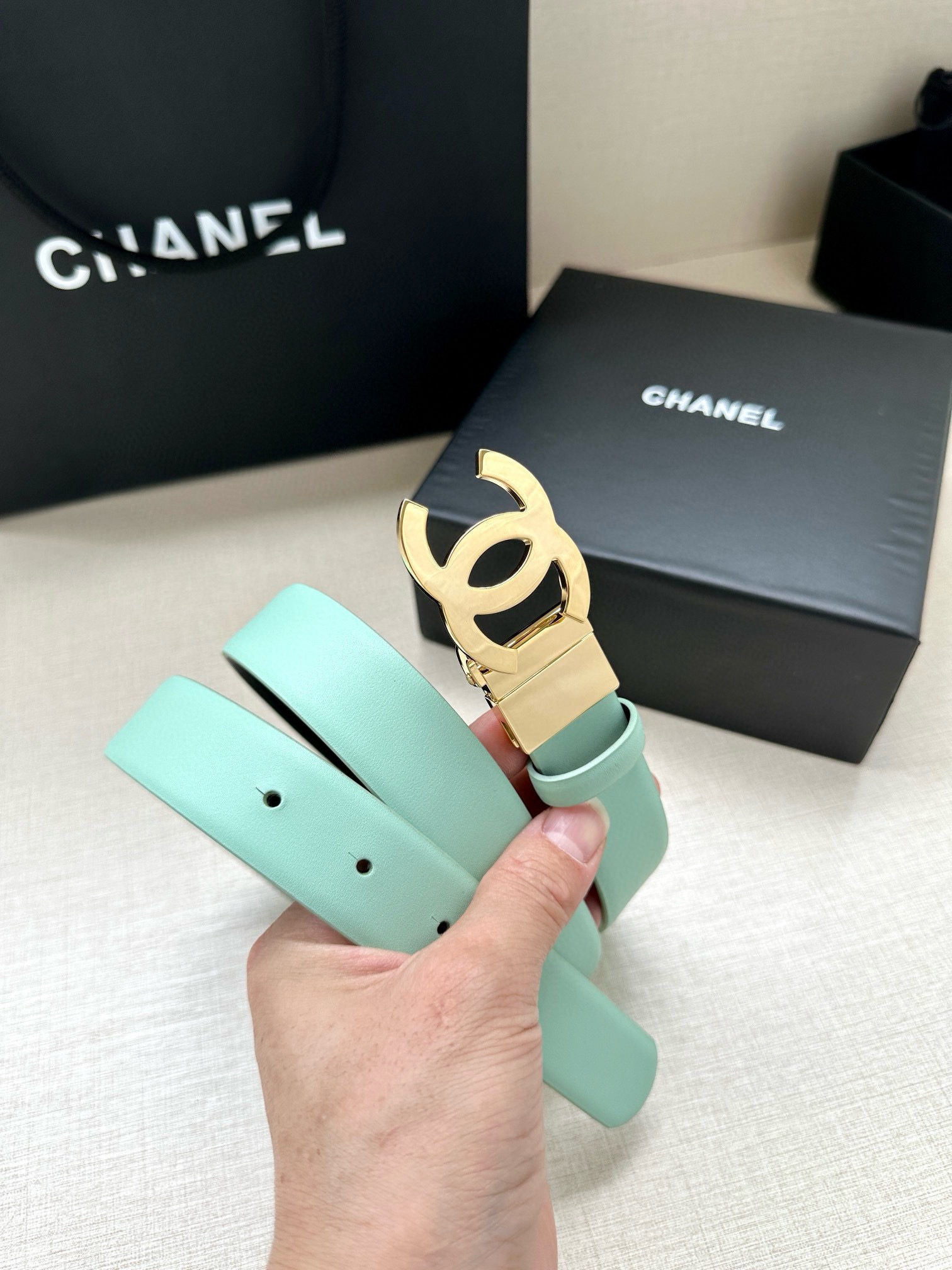 Chanel Leather Belts 1:1 Mirror Version