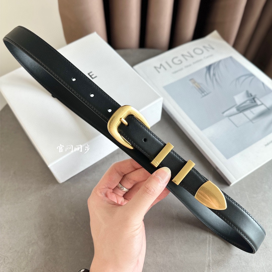 Celine Leather Belts 1:1 Mirror Version