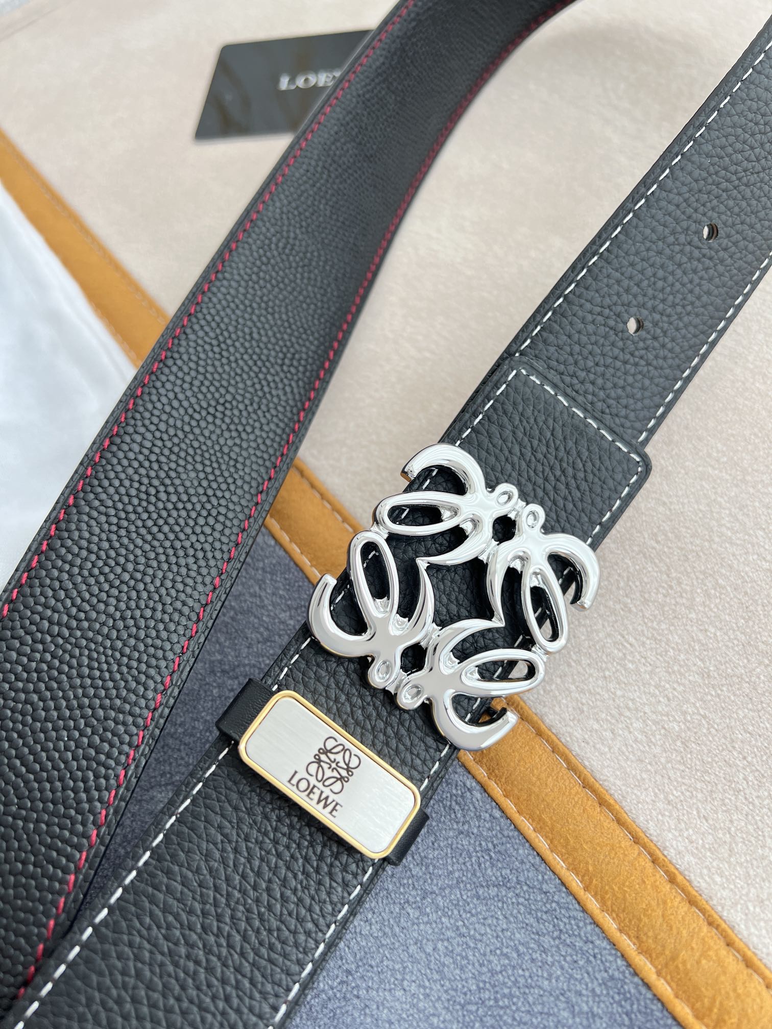 Loewe Leather Belts 1:1 Mirror Version