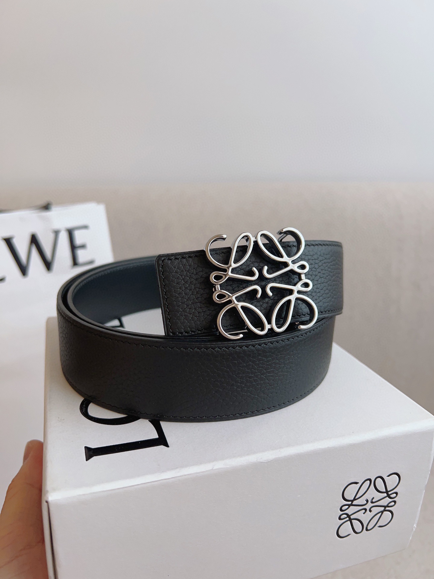 Loewe Leather Belts 1:1 Mirror Version