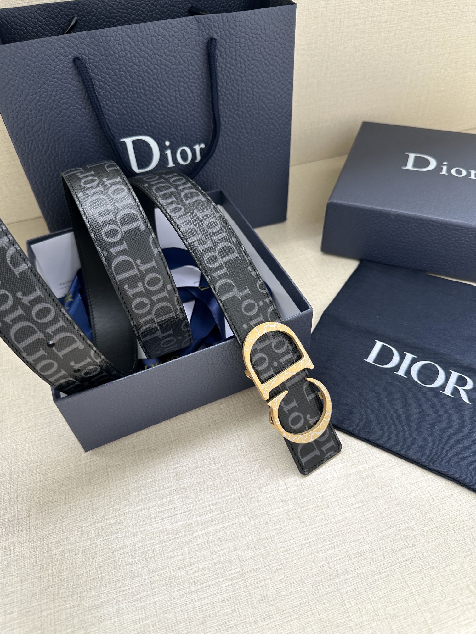 Dior Leather Belts 1:1 Mirror Version