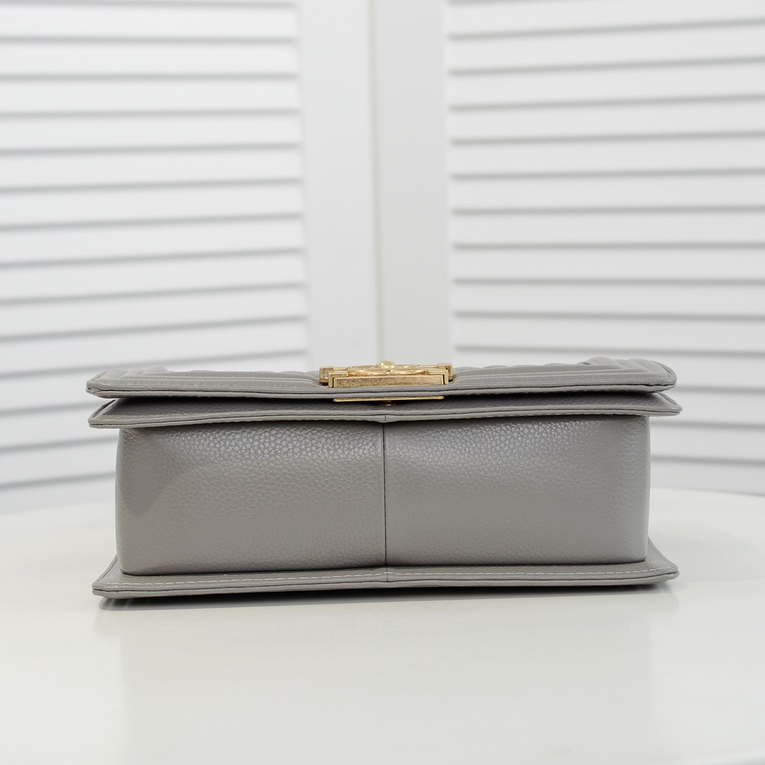 Chanel Leboy litchi or lychee pattern Shoulder Bag Handbag