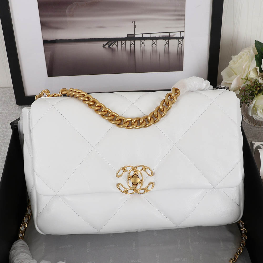 CHANEL 19 Flap Bag Small&Medium Chain Strap Shoulder Bag (Replica)