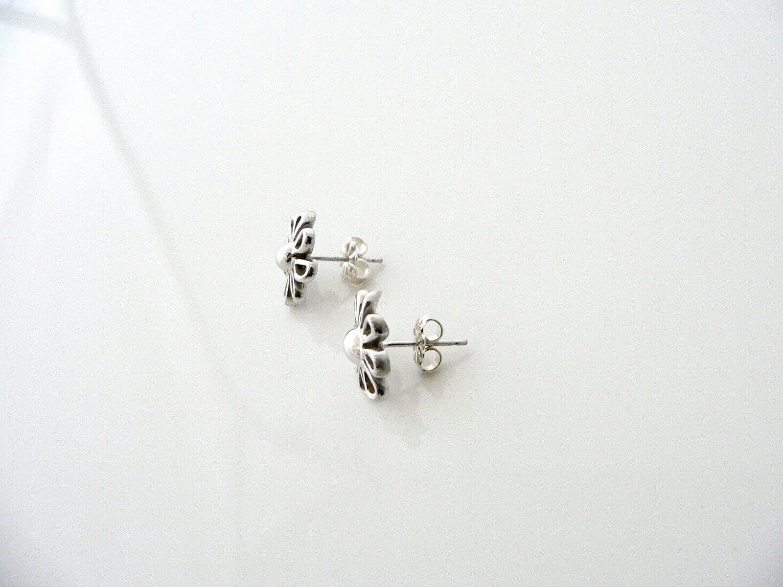 Tiffany & Co Silver Daisy Flower Earrings Studs Picasso Nature Lover Gift Art