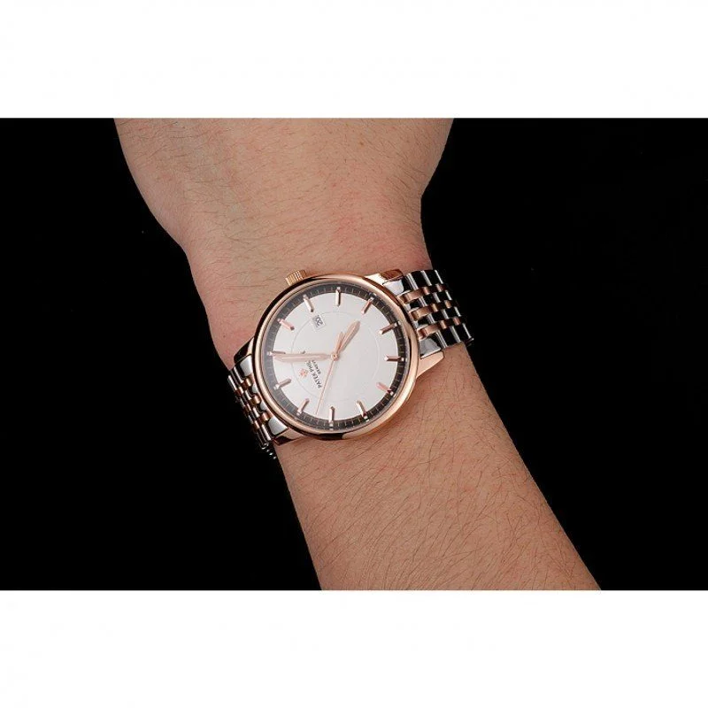 Calatrava White Dial 40 mm, Yellow Gold