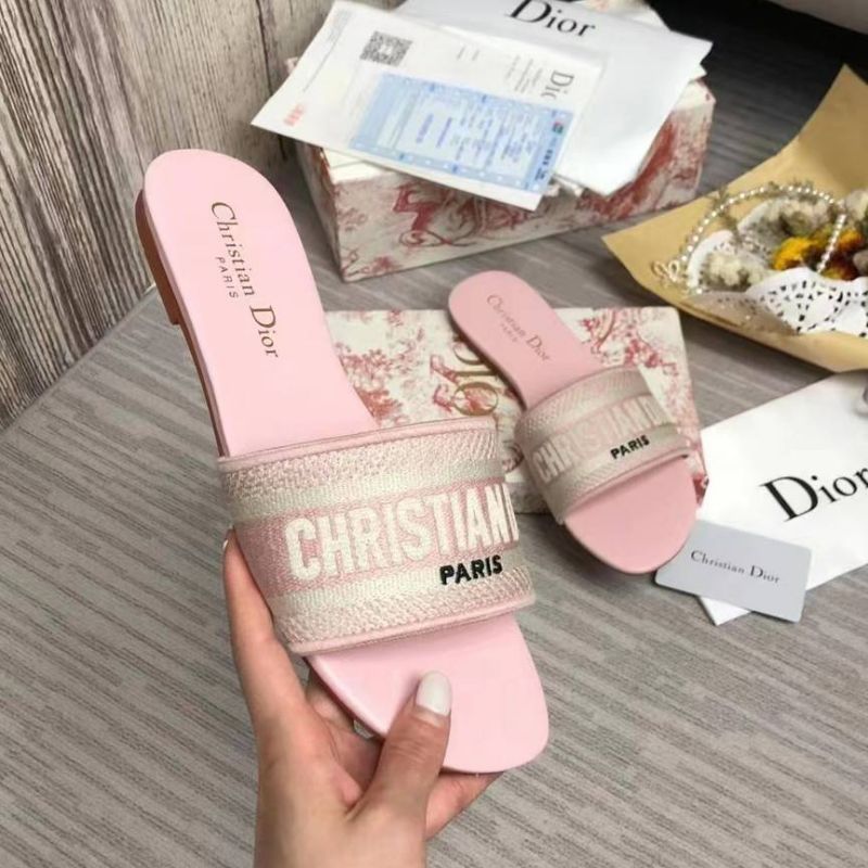 Dior DWAY Slide Slipper Sandals (Replica)