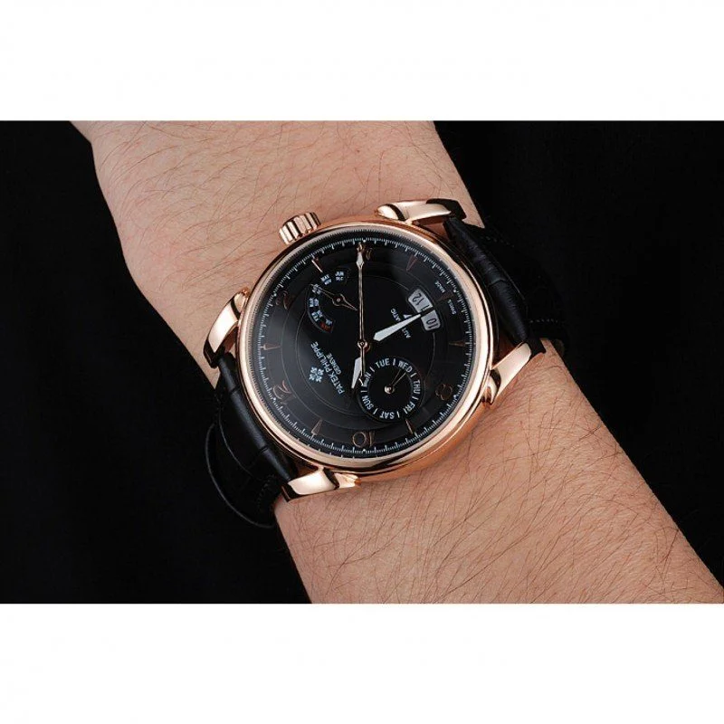 Complications Dial Black 40 mm, Rose Gold Plated