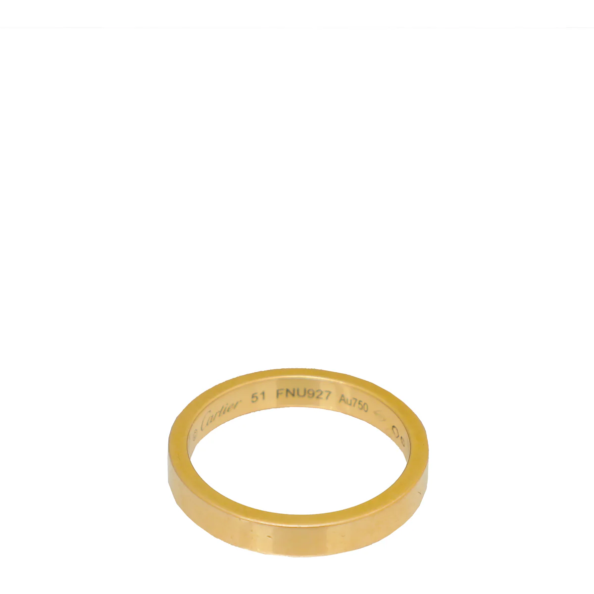 Cartier 18K Rose Gold C De Cartier Wedding Band 51