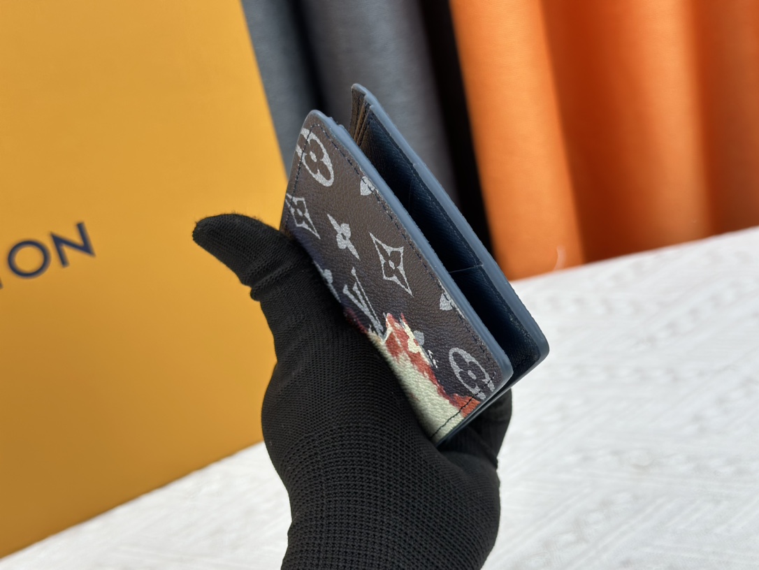 Louis Vuitton Brazza Damier Graphite Pixel N60895 M40452 Wallet Bag Handbag