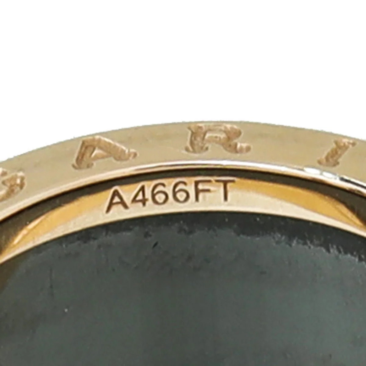 Bvlgari 18K Rose Gold Black Ceramic B.Zero 4 Band Ring 52